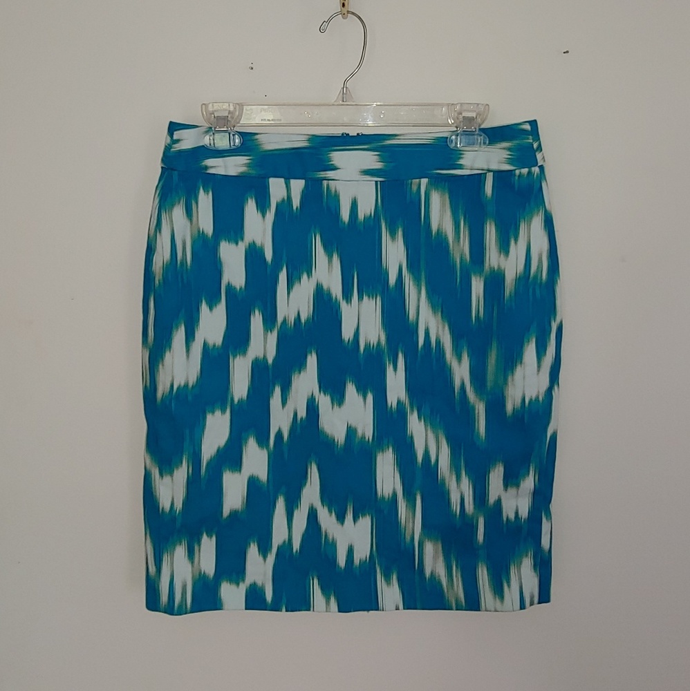 Banana Republic Blue/White Skirt